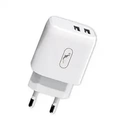 Зарядний пристрій SkyDolphin SC22EB (2USB, 2.1A) White (MZP-000161)