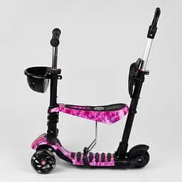 Самокат дитячий Best Scooter 58х15х29 см Чорно-фіолетовий 000231561 - мініатюра 4