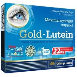 Натуральна добавка Olimp Gold Lutein, 30 капсул