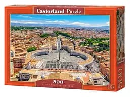 Пазл Castorland Вид з Ватикану Рим 500 елементів 47x33 см B-53964