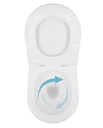 Унітаз підвісний Qtap Taurus Ultra Quiet, з сидінням Slim Duroplast/ Soft-close/ Quick Release QT2433084EUQW - мініатюра 5