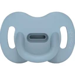 Пустушка силіконова Suavinex Colour Essence, фізіологічна, 0-6 міс., синя (308097)