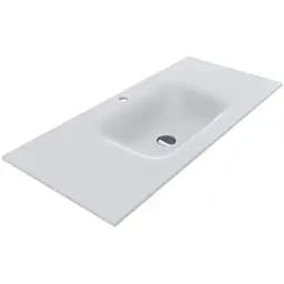 Умивальник Miraggio Jessel 1000 matt 0000797, Білий матовий