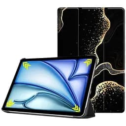 Чехол-книжка BeCover Smart Case для Apple iPad Air 11" M2/M3 2024/2025 Black Abstraction (711598)