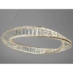 Люстра кільце Linisoln 6105-600 FG метал, кришталь LED 50 Вт 100-50 см 12-15 кв. м