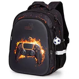 Шкільний рюкзак з ортопедичною спинкою для хлопчика School Standard 475 гр 17,5 л Чорний