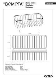 Mильниця Bemeta Cytro 146208262, Хром - мініатюра 2