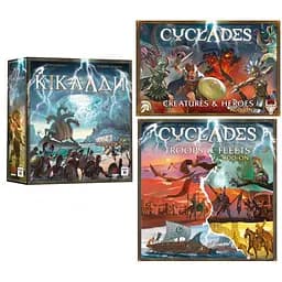 Настольная игра Geekach Games Киклады. Легендарное издание + Монстры и герои + Отряды и флот (укр.) (GKCH229cs+2)
