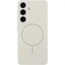 Чохол Lakshmi Silicone Cover Full Camera (AA) with MagFit для Samsung Galaxy S23 FE Білий / White