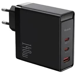 Швидка зарядка Mcdodo 140W GaN 5 Pro Dual Type-C + USB Fast Charger Black (CH-2903)