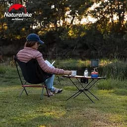 Складний стіл Naturehike (NH19Z027-Z) сітка-карбон, чорний - мініатюра 7