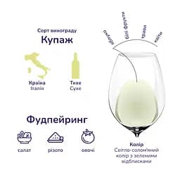 Вино Cesari Soave Essere, біле, сухе, 11,5%, 1,5 л (Q2452) - мініатюра 4