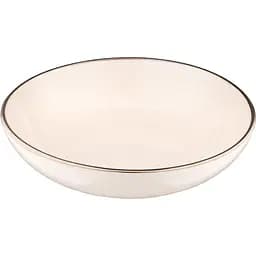 Тарілка супова Ardesto Emilia 820 мл 20 см бежева (AR0720EBG)