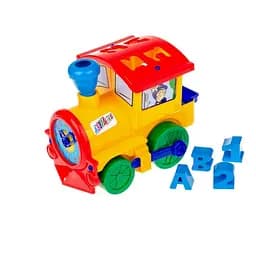 Детский сортер-поезд "Солнышко №1" Colorplast 1-015(Yellow)