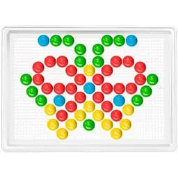 Мозаїка ТехноК №6 пластик 4 кольори 140 фішек 3381TXK - мініатюра 4