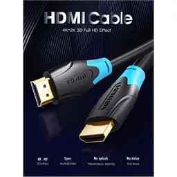 Кабель мультимедійний HDMI M to HDMI M 1.0m V2.0 VENTION (AACBF) - мініатюра 3