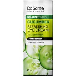 Крем під очі Dr. Sante Cucumber Balance Control 15 мл - мініатюра 2