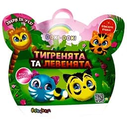Мягкая коллекционная игрушка-сюрприз #sbabam Doki Doki Тигрята и львята (40/CN23)
