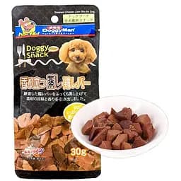 DoggyMan Steamed Chicken Liver Bits доггимен куряча печінка на пару ласощі для собак 0.03кг