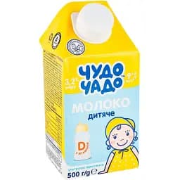 Молоко Чудо-чадо для дітей 3.2% 500 г