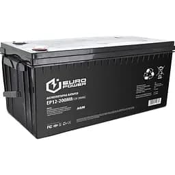 Аккумулятор Europower AGM 12V (12V/200Ah/1200Wh) (EP12-200M8) [154043]