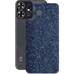 Захисна плівка StatusSKIN для ZTE Blade A73 Корпус Вініл Соти сині