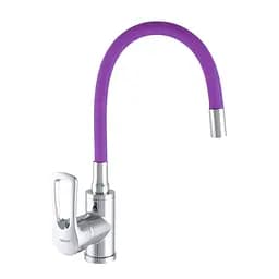 Змішувач для кухні Zerix SAR 181 з гнучким виливом ZX2673 Хром