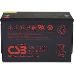 Акумуляторна батарея для ДБЖ CSB 12 V / 100 А*ч (GPL121000)