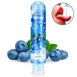 Їстівний лубрикант FRUITS FUN 80 мл, інтимна змазка на водній основі зі смаком сливи - мініатюра 3