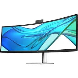 Монітор TFT 49" HP S5 Pro 549pm, VA, DQHD, RJ-45, HDMI, DP, USB-C, cam, чорний (B7GV8AA) - мініатюра 6