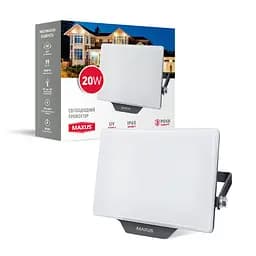 Прожектор світлодіодний MAXUS 20W 5000K IP65 PL
