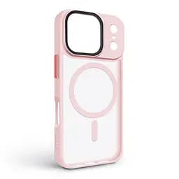 Чехол для Apple iPhone 17 Pro, Uniq MagCase, розовый, противоударный, панель-накладка с MagSafe, ударопрочный TPU+PC, с магнитом MagSafe, поддержка полноценной беспроводной зарядки, ArmorStandart (ARM86268) - мініатюра 2