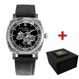 Awarder 021-3D Де би не була Silver-Black-Black Leather