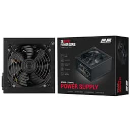 2E Блок живлення Basic Power (600W), 80%, 120мм, 1xMB 24pin(20+4), 1xCPU 8pin(4+4), 3xMolex, 4xSATA, 2xPCIe 8pin(6+2) - мініатюра 8