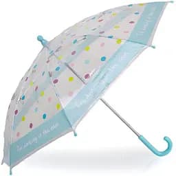 Детский зонт-трость механическая Happy Rain 73 см прозрачный