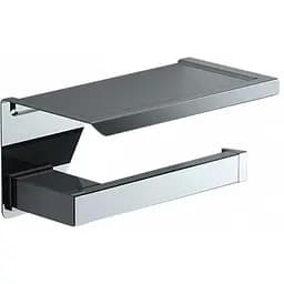 Тримач туалетного паперу з полицею Sonia S-Cube 173938 Хром
