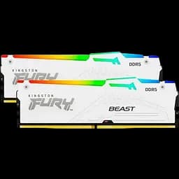 Оперативная память Kingston Fury 32GB (2x16GB) DDR5 6000MHz Beast RGB EXPO White (KF560C36BWE2AK2-32)