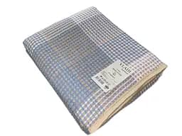 Покривало бавовняне Vladi 170х210 білий-пісок-сіро-блакитне