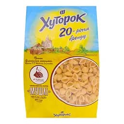Макаронні вироби Хуторок Мушлі 800 г - мініатюра 2