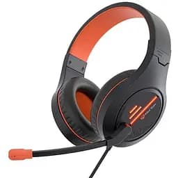 Дротова гарнітура MeeTion Gaming Backlit MT-HP021, USB, 3.5mm, 1.8m, black-orange