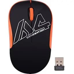 Миша A4Tech G3-300N Wireless Black/Orange