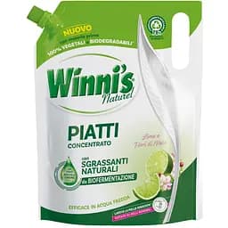 Экологическое средство для мытья посуды Winni's Naturel с ароматом лайма и яблочного цвета 900 мл