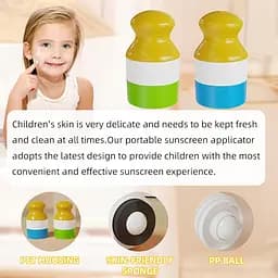 Аплікатор для сонцезахисного крему, багаторазовий аплікатор для сонцезахисного крему, аплікатор для сонцезахисного крему для дітей - мініатюра 4