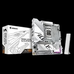 Материнська плата Gigabyte B850M Aorus Elite Wi-Fi6E Ice Socket AM5 (B850M A ELT WF6E ICE) - мініатюра 2