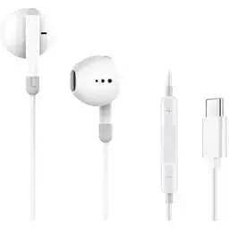 Наушники Ergo VM-730 Type-C белый микрофон на проводе 32 Ом 115 дБ кабель 1.2 м