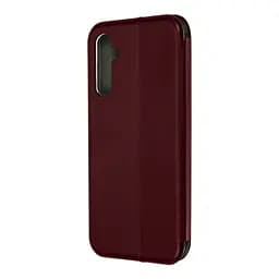 Чехол-книжка для Samsung Galaxy A15 5G (A156)/A15 4G (A155), G-Case, бордовый, кожаный чехол-книга из экокожи (PU) и TPU, с магнитом, с подставкой и вместительным кардхолдером, противоударный, защита всего корпуса, ArmorStandart (ARM73652) - мініатюра 2