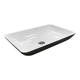 Раковина Adamant Lower black/white glossy 4824296204009, Чорний