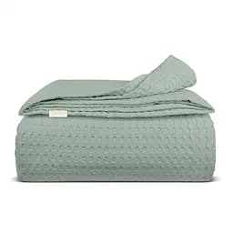 Плед-покривало Cosas Waffle Weave Agave 75х95 см (Blanket_56Agave_WaffleWeave_75x95)