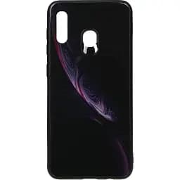 Чохол-накладка Toto Print Glass Space Case Samsung Galaxy A20/A30 Black