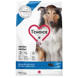 Сухой корм для пожилых собак средних и больших пород 1st Choice Senior Medium and Large Сhicken, с курицей, 12 кг
